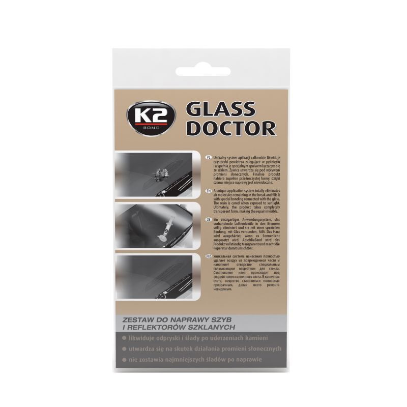 K2 GLASS DOCTOR Klej do naprawy szyb i reflektorów