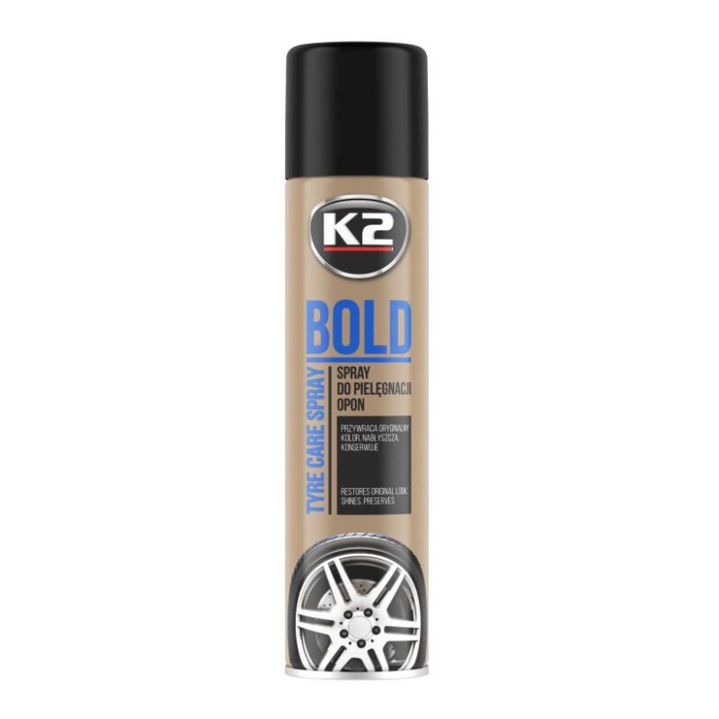 K2 BOLD Spray do nabłyszczania i pielęgnacji opon 600ml