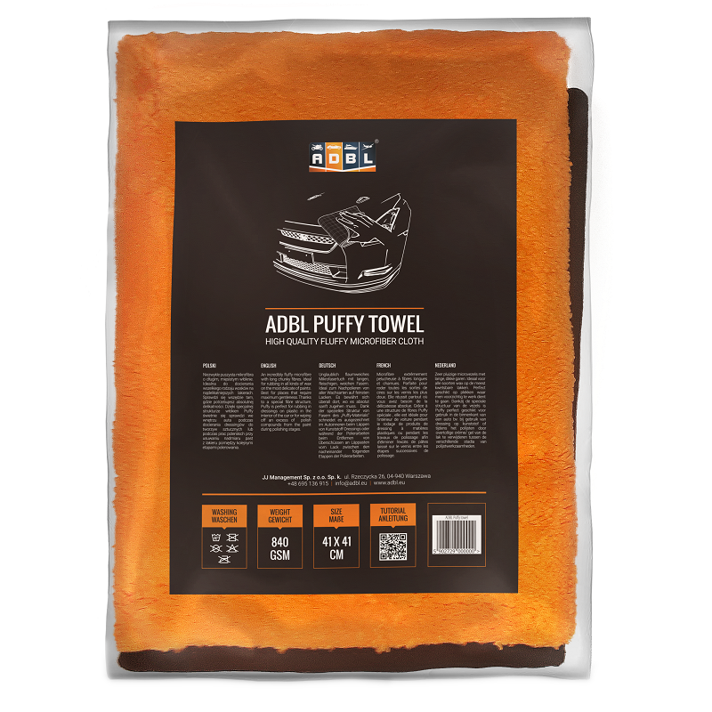 ADBL Puffy Towel - ręcznik z mikrofibry 40x40cm