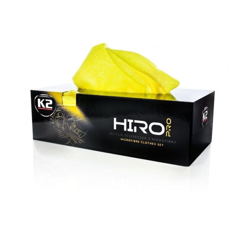 K2 HIRO PRO - 30x mikrofibra, zestaw ściereczek
