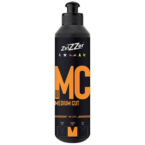 ZviZZer MC3000 MEDIUM CUT pasta polerska średnia 250ml