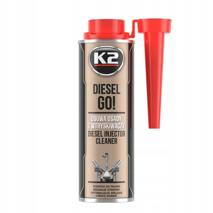 K2 DIESEL GO! dodatek do paliwa diesel 250ml