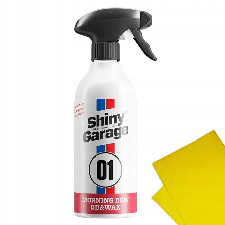 Shiny Garage Morning Dew Quick Detailer z woskiem 500ml + mikrofibra