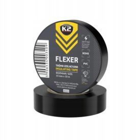 K2 FLEXER Taśma izolacyjna czarna 15mm x 10m